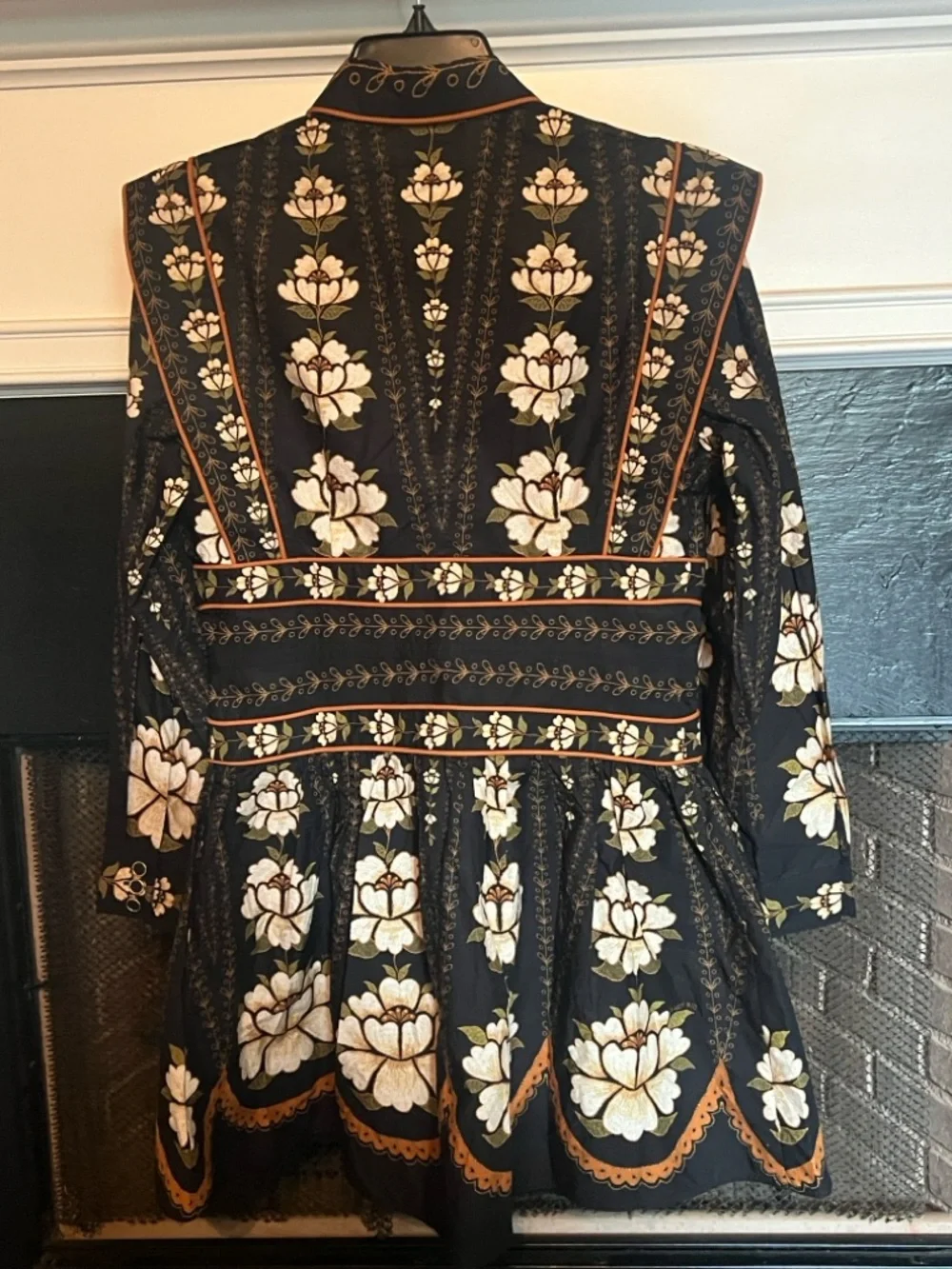 NWT Farm Rio Embroidered Black Floral Dress Size S - Picture 7 of 7